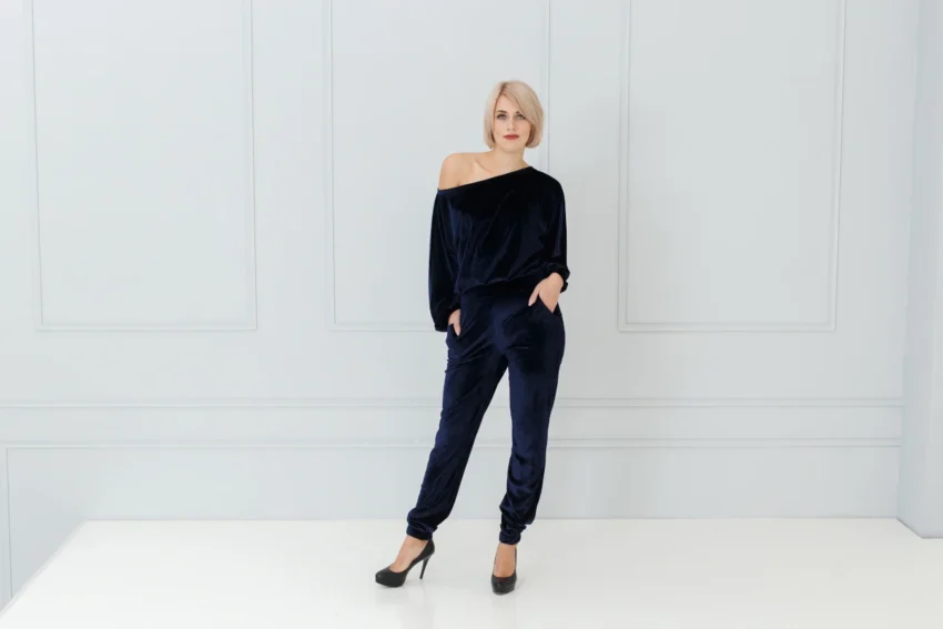 damskie dresy welurowe